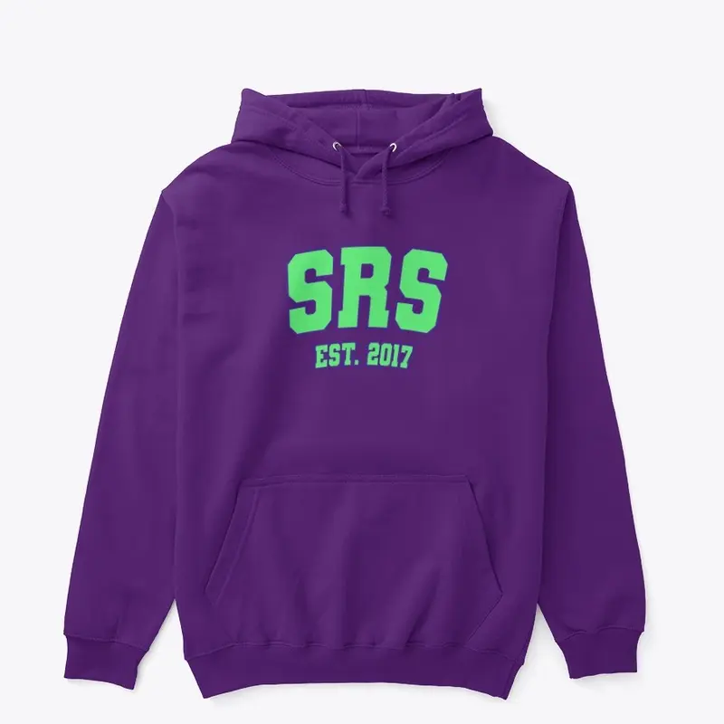 SRS School Spirit Green Text Hoodie